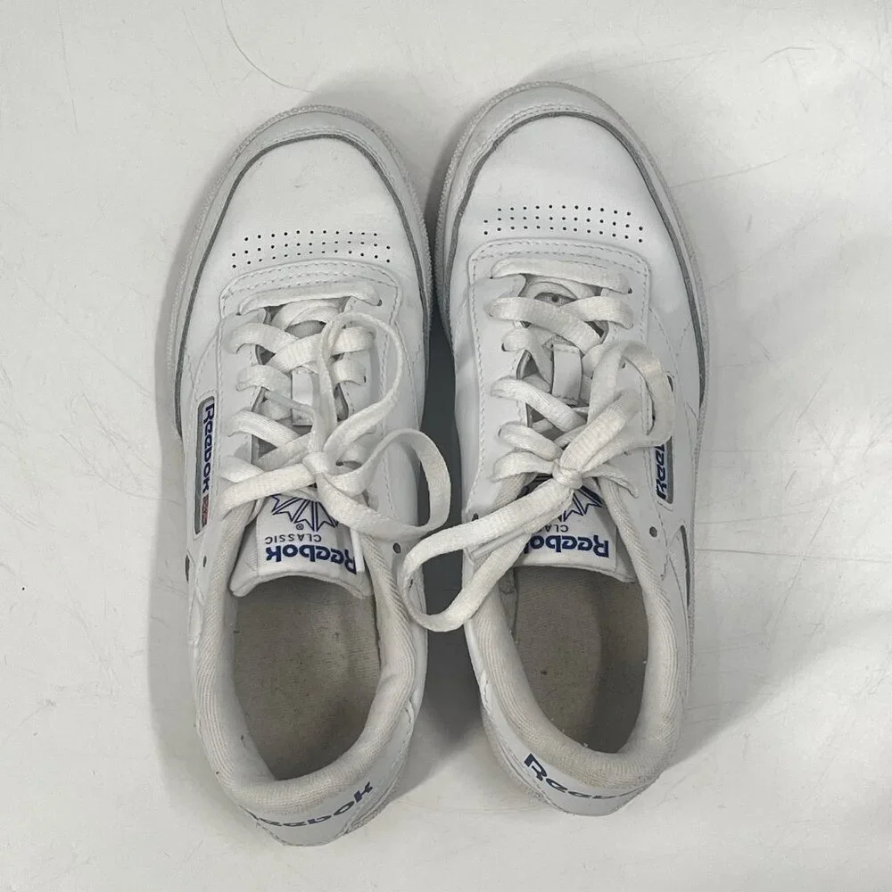 Reebok Club C 85 Leather White Sneakers Sz Mens 6